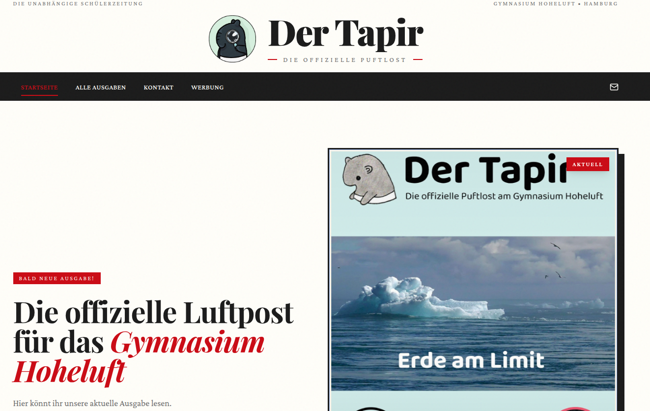 Der Tapir, Screenshot
